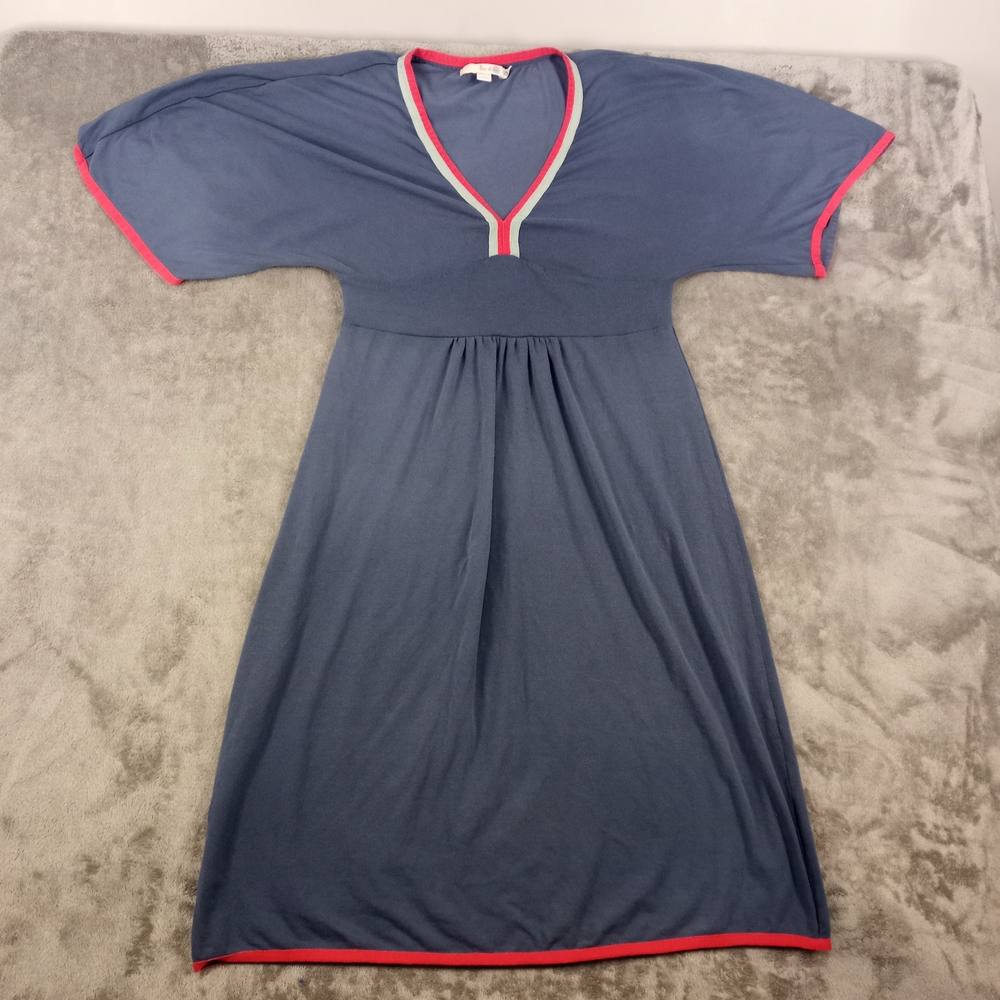 Boden Empire Waist Blue Dress, Wome’s Size 6R Knee Length